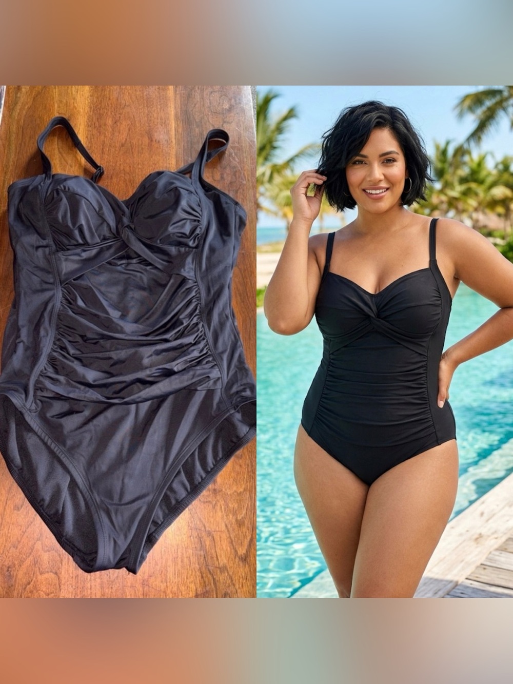 Embrace Your Curves one piece swimsuit